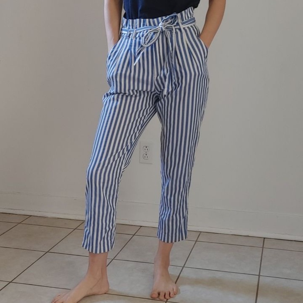 Zara striped yacht pants